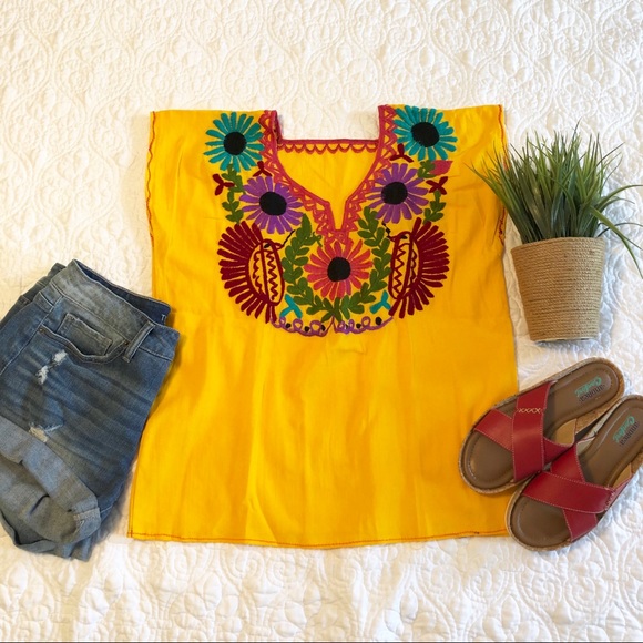 Tops - Mexican Embroidered Top